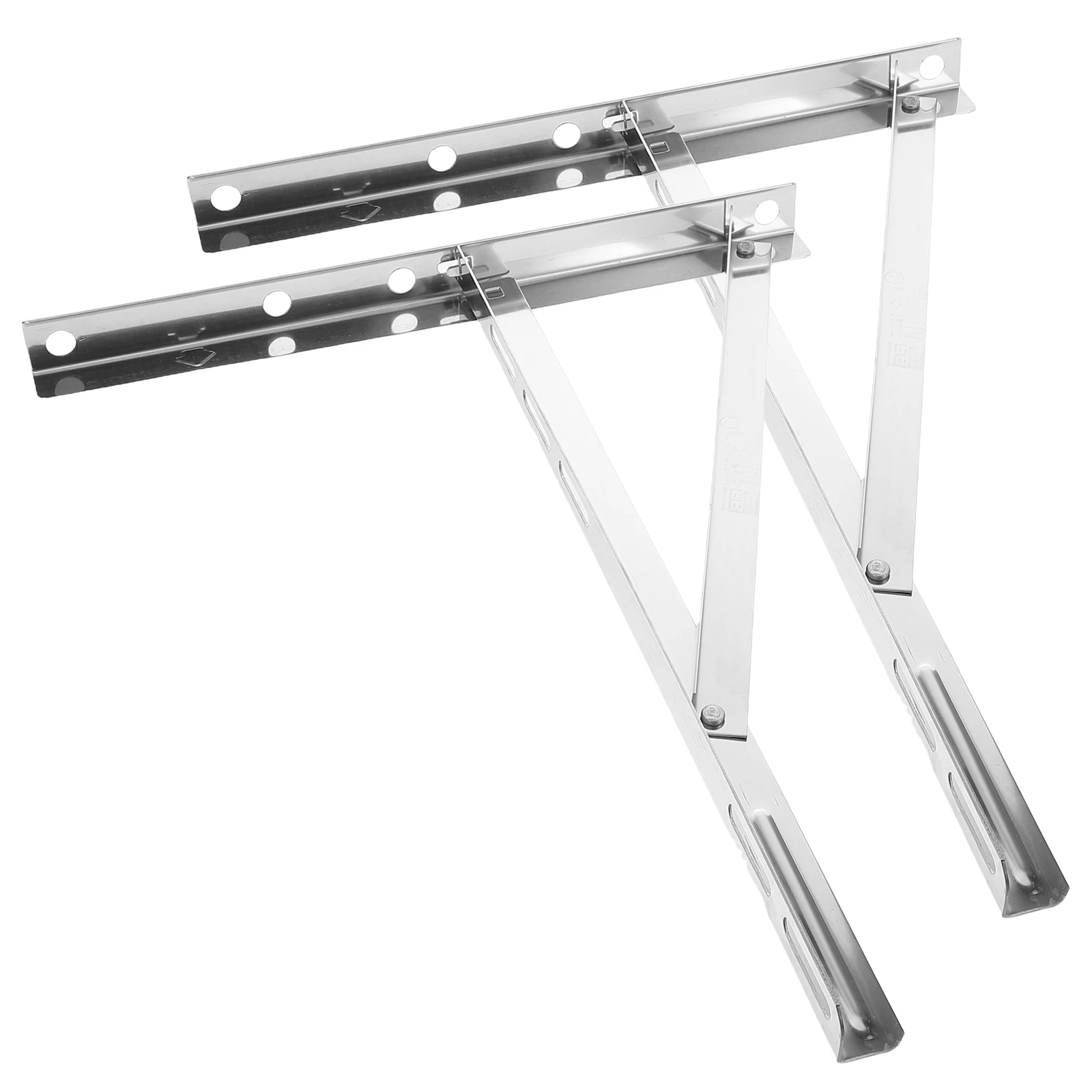 เครื่องปรับอากาศกลางแจ้งขายึดติดผนังชั้นวางติดตั้งสแตนเลสสําหรับใช้ในบ้านขายึด AC รองรับกรอบแขวน 1