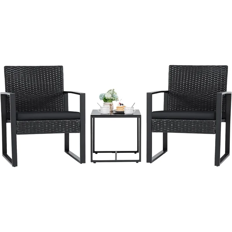 3 Pieces Patio Set Outdoor 1