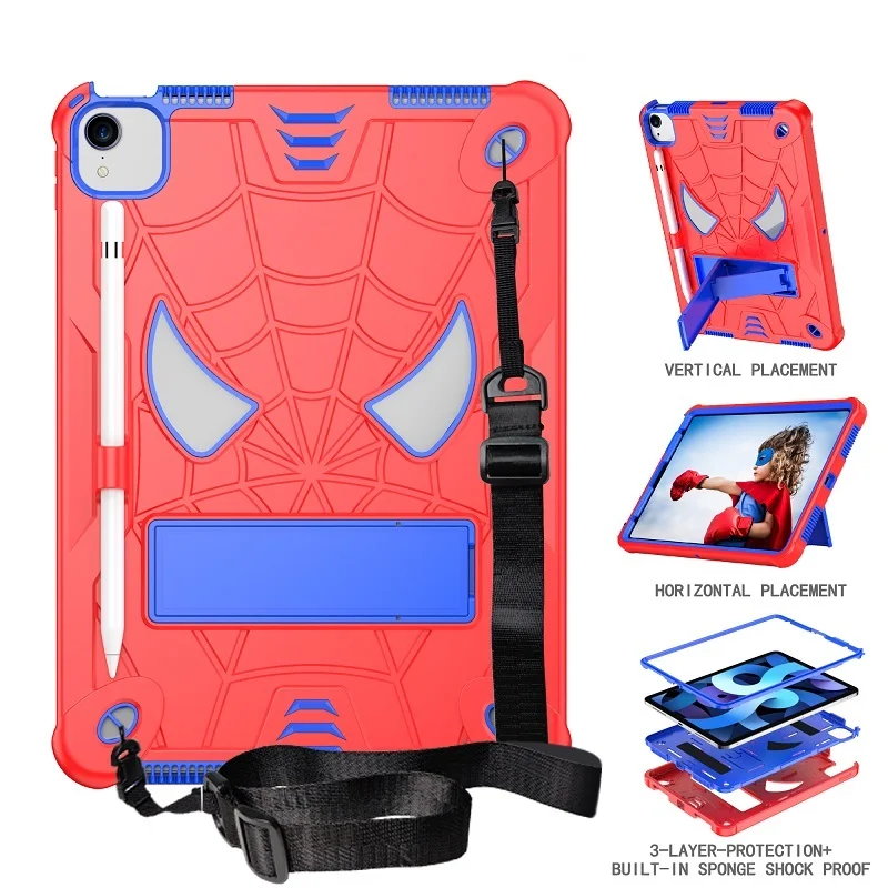 Custodia Per Ipad Air 4 Air 5 10.9 2022 10Th Generation Kids Cover Ipad Mini 6Th Heavy Duty Antiurto Cavalletto Tracolla Funda