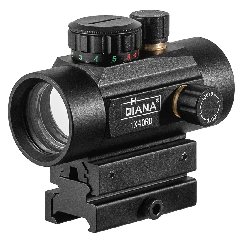 DIANA 1x40 Riflescope Tactical Red Dot Scope Sight Hunting Holographic Green Dot Sight 3x Magnifier combination