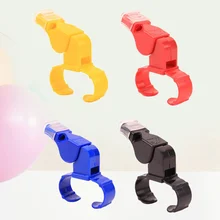

4pcs Plastic Whistle Football Cheerleading Referee Sports Whistle Safety Survival Whistle for Football Soccer Outdoor