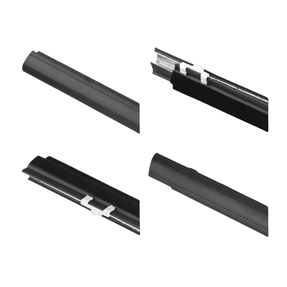 2Pcs Window Weatherstrip Belt Trim For HONDA Civic 1991-1995 72410‑SR3‑003 Waterproof Door Windows Glass Sealing Rubber Strips