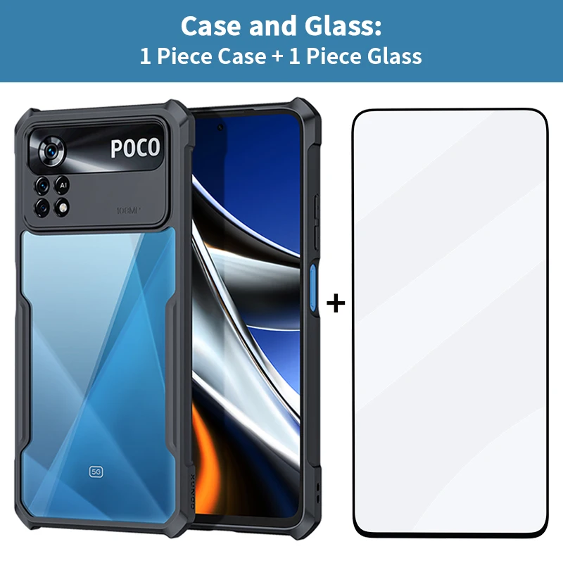 Etui na telefon Xundd do obudowy POCO X4 X3 M4 Pro poduszka powietrzna odporna na wstrząsy etui typu Bumper ekran i obiektyw pełna ochrona pleców Tranparent Cover 6 Etui na telefon Xundd do obudowy POCO X4 X3 M4 Pro poduszka powietrzna odporna na wstrząsy etui typu Bumper ekran i obiektyw pełna ochrona pleców Tranparent Cover 6