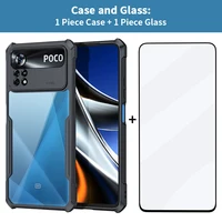 Etui na telefon Xundd do obudowy POCO X4 X3 M4 Pro poduszka powietrzna odporna na wstrząsy etui typu Bumper ekran i obiektyw pełna ochrona pleców Tranparent Cover 6