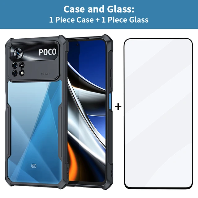 Etui na telefon Xundd do obudowy POCO X4 X3 M4 Pro poduszka powietrzna odporna na wstrząsy etui typu Bumper ekran i obiektyw pełna ochrona pleców Tranparent Cover 6