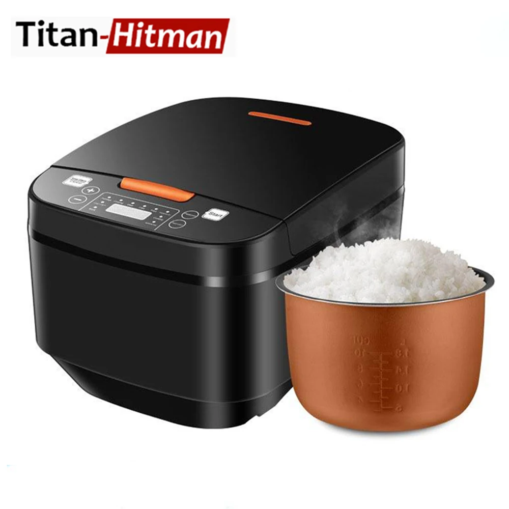 Mini Rice Cooker Portable Non Stick Single Serve Rice Tiny Maker home  kitchen Pressure Cooker Soups Grains Oatmeal maker tool - AliExpress