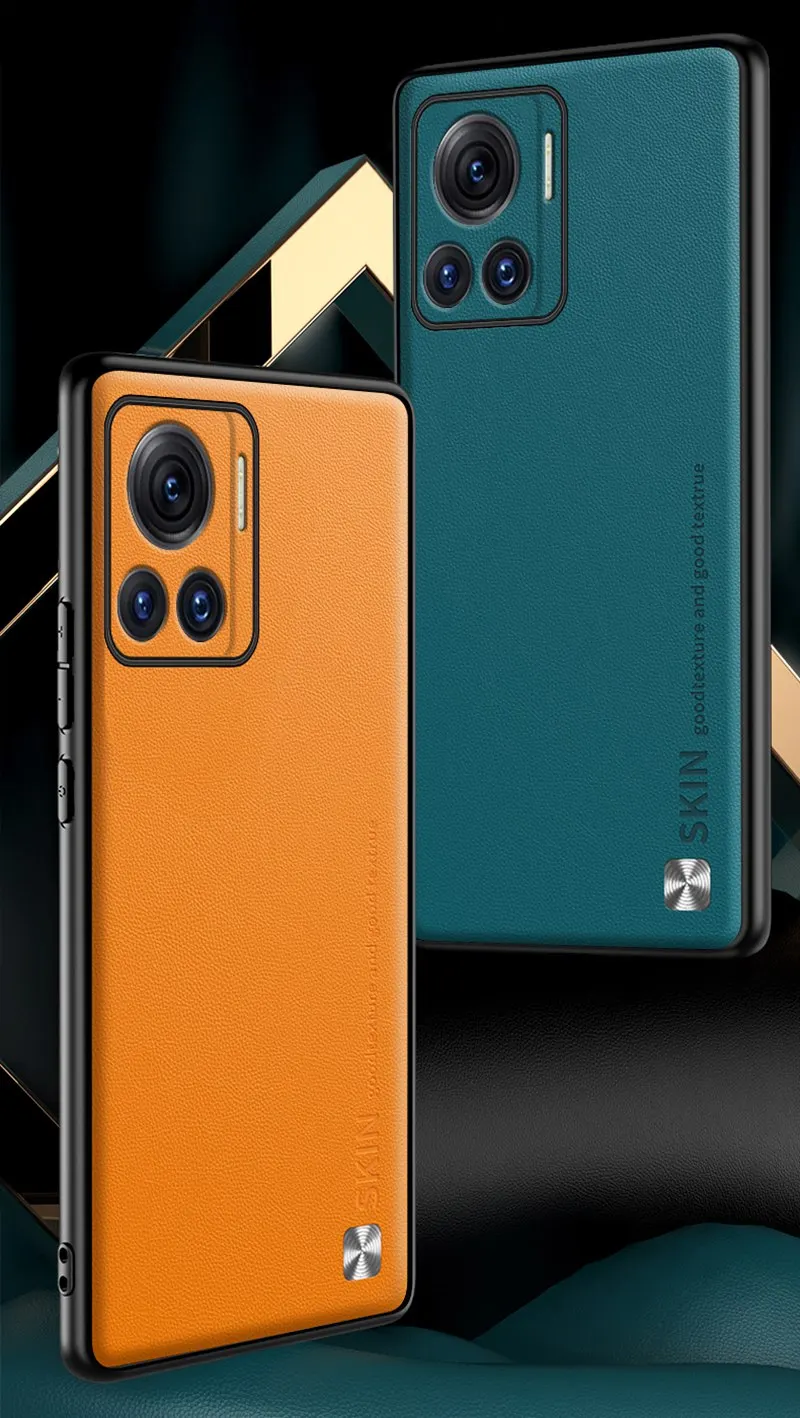 Grezns PU ādas telefona maciņš Motorola Moto S30 X30 Pro Edge S30 X30 G200 5G telefonam, matēts silikona vāciņš ar pilnu aizsardzību_voghion.com