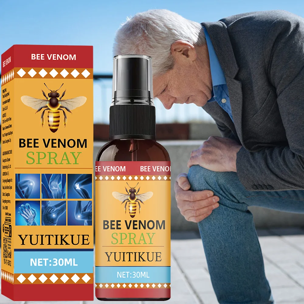 Bee venom moisturizing spray, natural bee venom essence care, muscle and bone spray -- suitable for all skin types