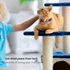 Airtag Cat Collar Anti Lost Safety Breakaway Reflective Cat Collars with Bell Airtag Holder Case for Kitten Cat Accessories 6