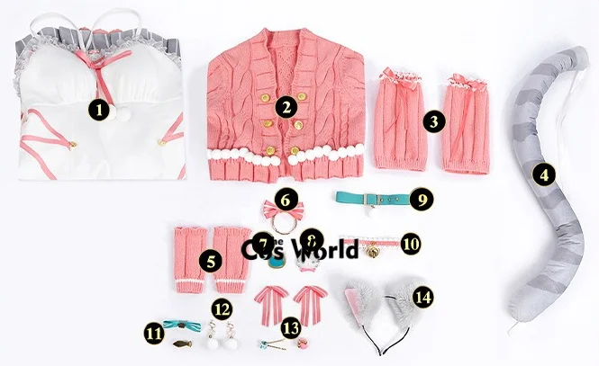 Love Live A Great Day for Cats Nozomi Outfits Anime Cosplay Costumes 31