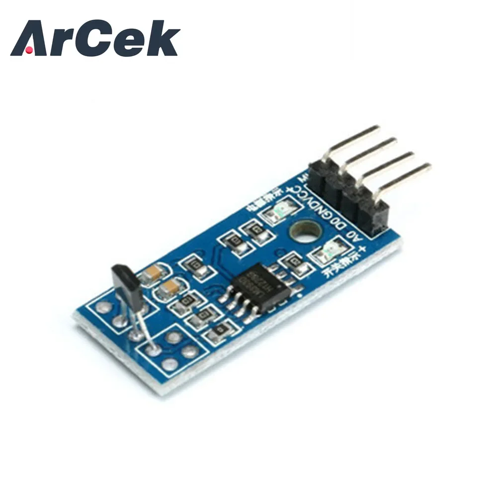Modulo Sensori Hall 3144E 4Pin Interruttore Hall Velocità Swiches Magnetici Modulo Sensore Di Conteggio Velocità Per Arduino Smart Car
