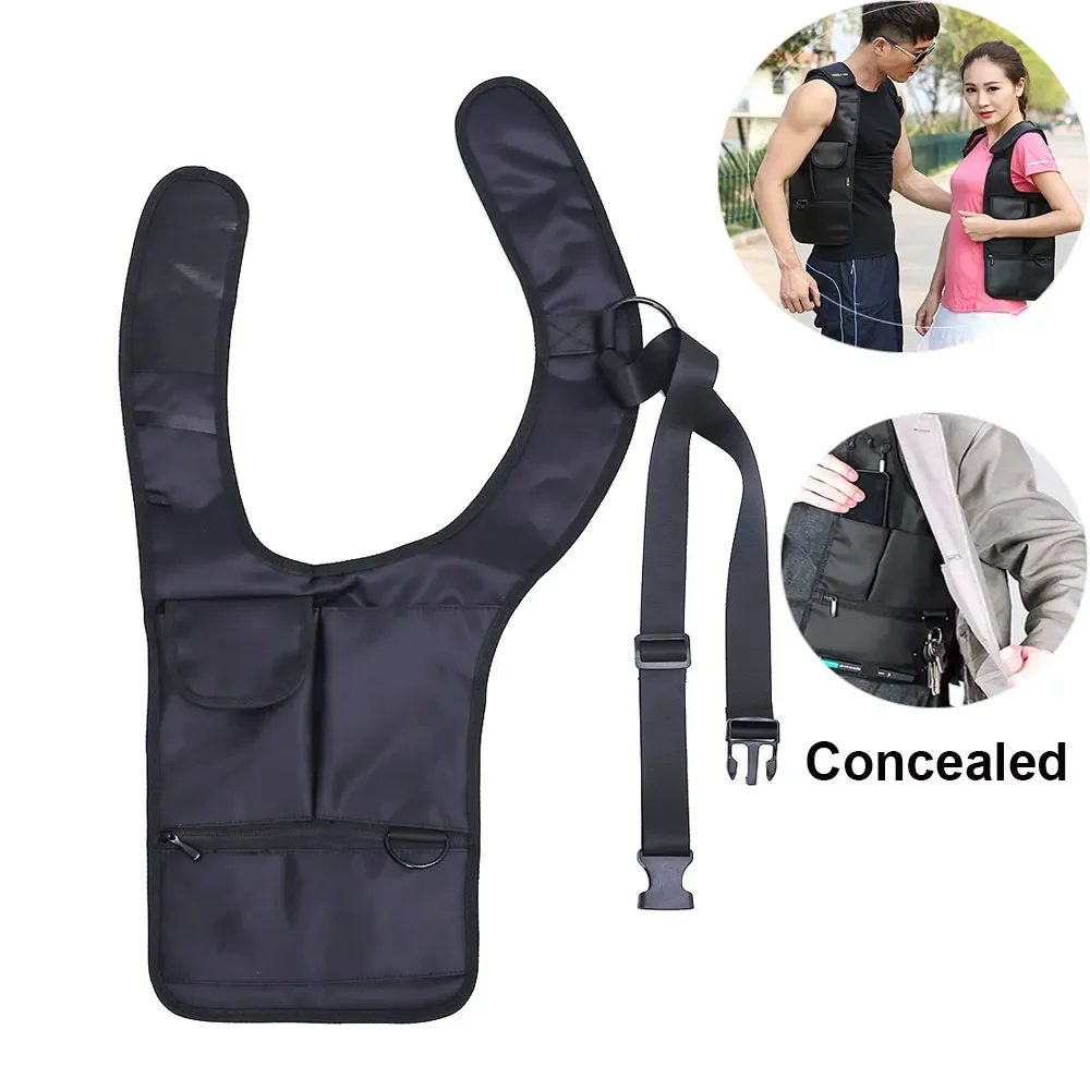 

Strap Concealed Underarm Bag Phone Pouch Shoulder Holster Anti-Theft Bag Pistol Sports Tactical Accessory Security Burglarproof