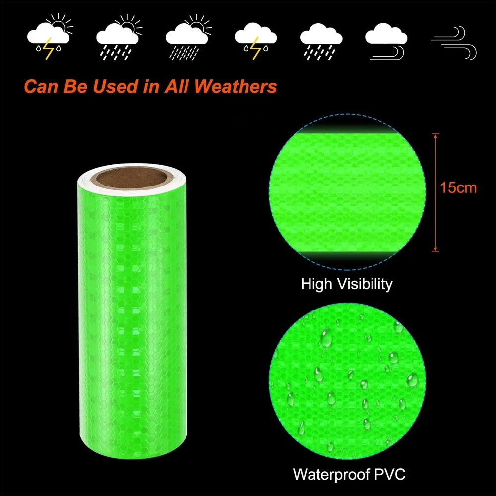 shiny-green-reflective-tape-15cm-5m-high-visibility-outdoor-waterproof-safety-warning-film-self-adhesive-reflectors-for-trailer