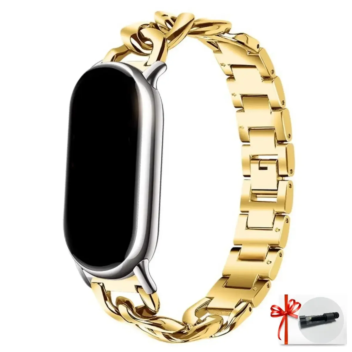 سوار من الفولاذ المقاوم للصدأ لـ Xiaomi mi band 9/...