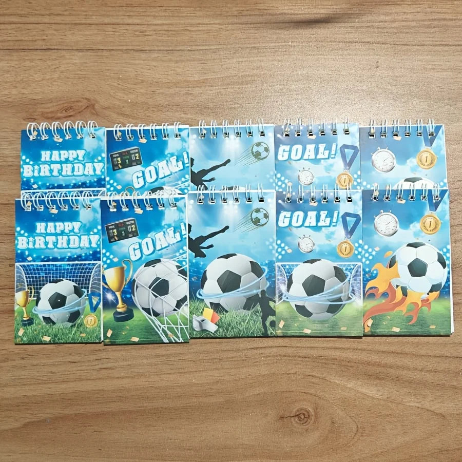 Football Enthusiast's Ultimate Mini Notebook – Smooth Writing Diary and Planner