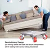 Heavy Furniture Mover 5-Wheel Furniture Dollies With Locking Wheels Load Lifter Moving Tool Set With Anti-Skid Pad For Sofas 3