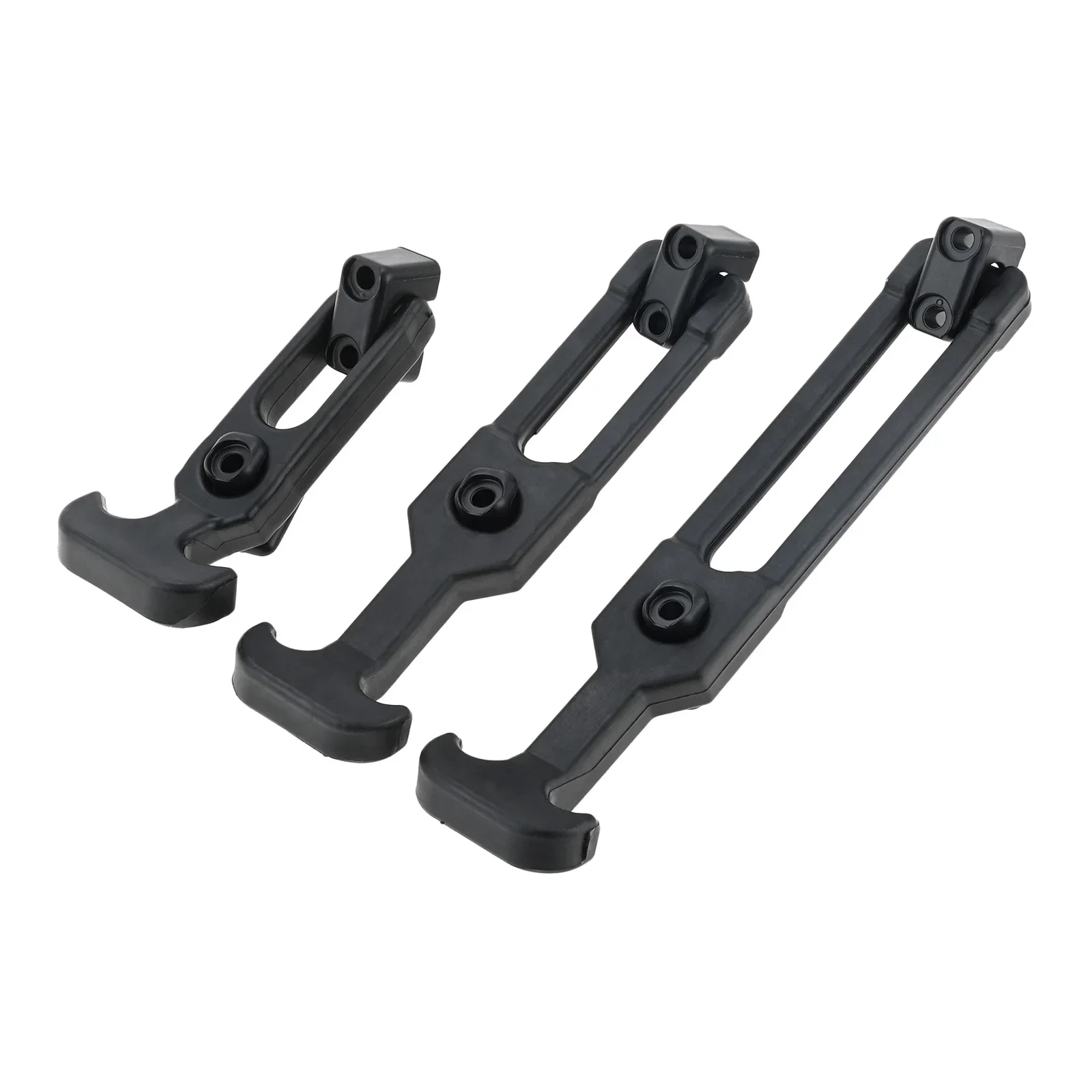 Black T-Handle Rubber Flexible Draw Latches Fit for Toolbox /Cooler/Golf Cart/Farm Machinery T-Toolbox Lock 112/167mm/221mm 1PC