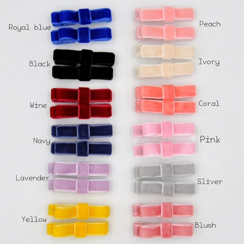 Рисунок 5 - детские бархатные заколки для 