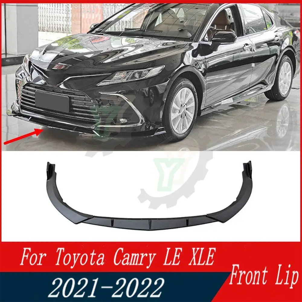 

Car Accessories Front Bumper Lip Spoiler Splitter Diffuser Detachable Body Kit Cover Guard For Toyota Camry LE XLE 2021 2022