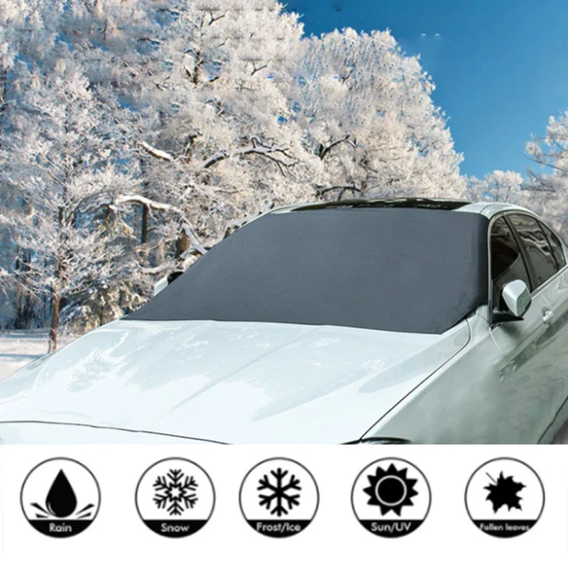 

Automobile Magnetic Sunshade Cover Car Windshield Snow Sun Shade Waterproof Protector Cover Car Front Windscreen Cover