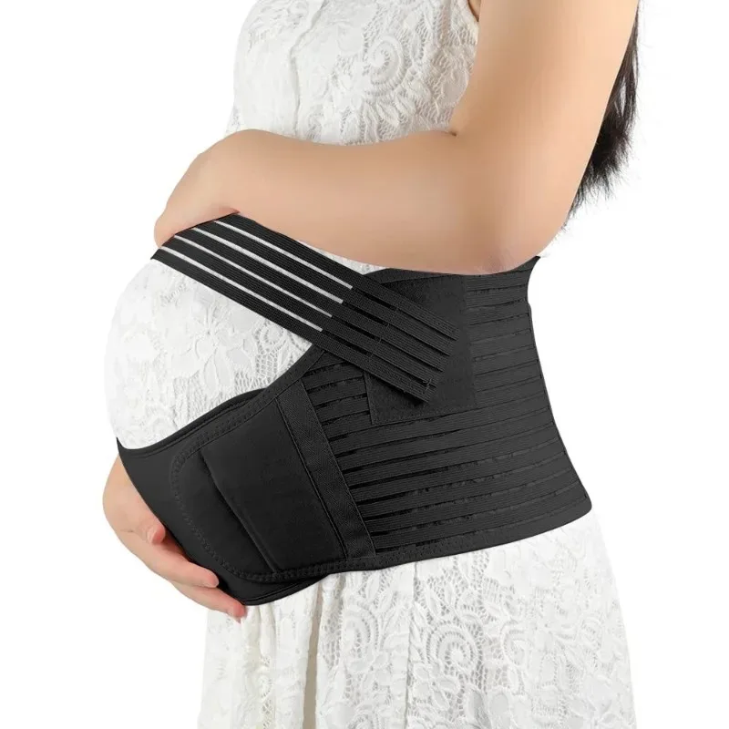 Pregnancy Belly Support Belt Breathable and Adjustable Pregnant Woman Support Belt Waist Support Waist Contraction Prenatal Belt Postpartum