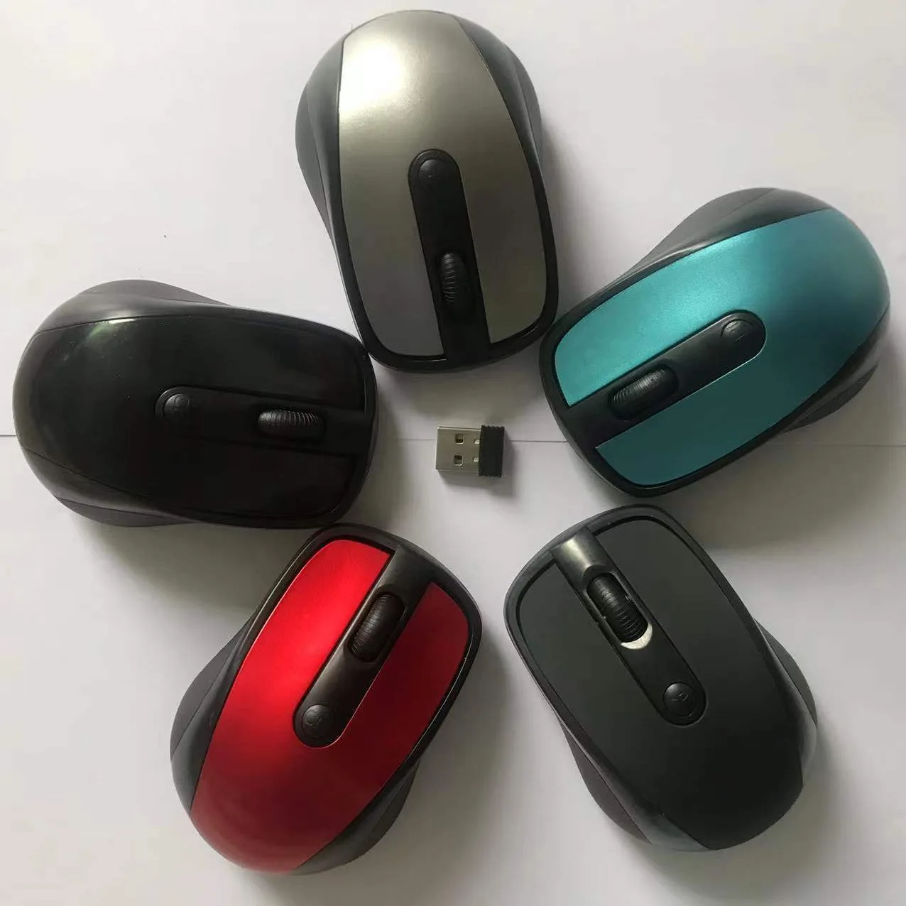 Mouse Wireless Da 2.4Ghz Gamer Per Computer Pc Mouse Da Gioco Con Ricevitore Usb Accessori Per Laptop Per Windows Win 7/2000/Xp/Vista