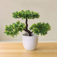 Simulated Plant Tree Bonsai Artificial Plastic Plants Flowers Potted Indoor Hotel Table Decoration Garden Arrangement Ornaments 1