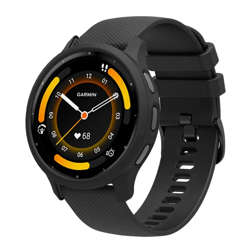 Premium Soft Silicone Strap with Protective Shell