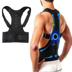 Magnetic Back Corrector for Men Therapy Posture Corrector Brace Back Support Belt Braces Straight Back Corrector Posture Woman
