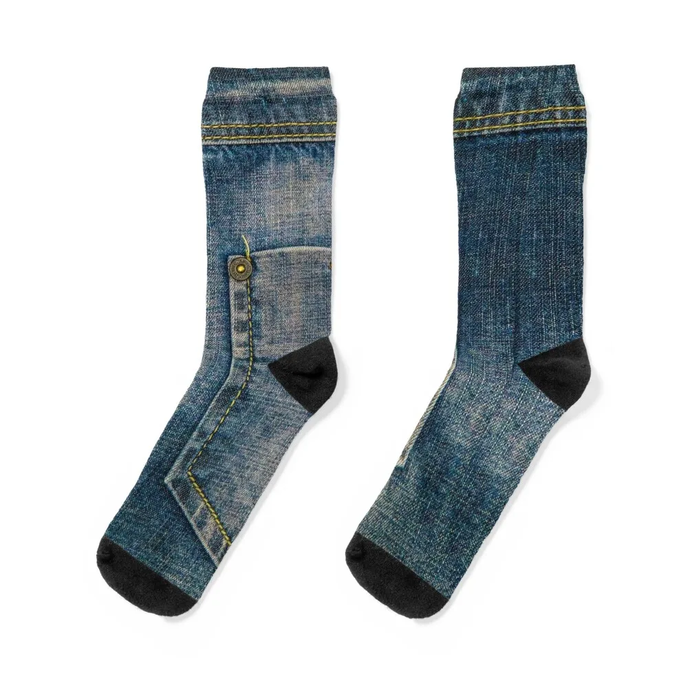 

Litter pocket I love bluejeans denim Socks tennis summer Boy Child Socks Women's