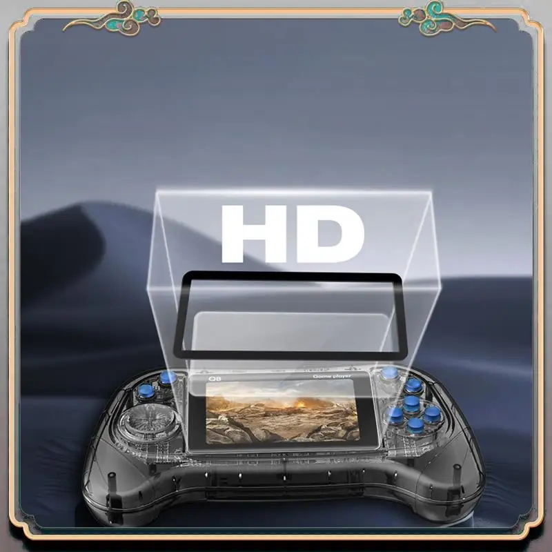 A46M-Q8 Handheld Game Console 3.0 Inch Screen 800-In-1 Classic Games Retro Game Console Support TV Connection For Children