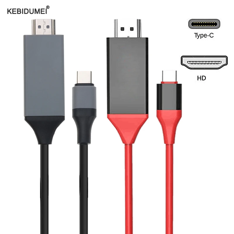 Cavo Adattatore 4K 30Hz Da Usb C A Hdmi Compatibile Cavo Usb 3.1 Da Tipo C A Hdmi Compatibile Adattatore Usb C Per Macbook Samsung S8