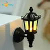 Hot 1/12 Scale Miniature Dollhouse Ceiling Lamp Wall Light Mini LED Lighting Desk Lamps Pretend Play Doll Furniture Accessories 2