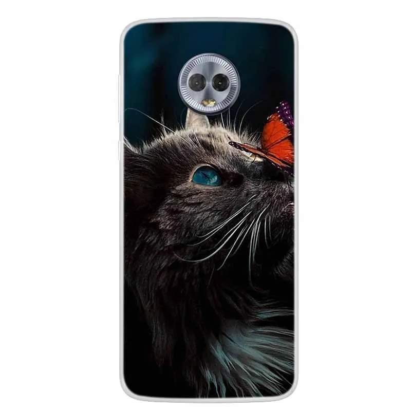 Lovely Cat Soft TPU Silicone Transparent Phone Case | Clear Bumper Cover