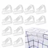 12pcs Tablecloth Clips Holders Transparent Holder Clips Windproof Table Cover Clamps For Restaurant Party Wedding Graduation 1