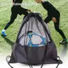 Storage A Ball Scratch-resistant Mesh Drawstring Double Shoulder Bag for Travel 6