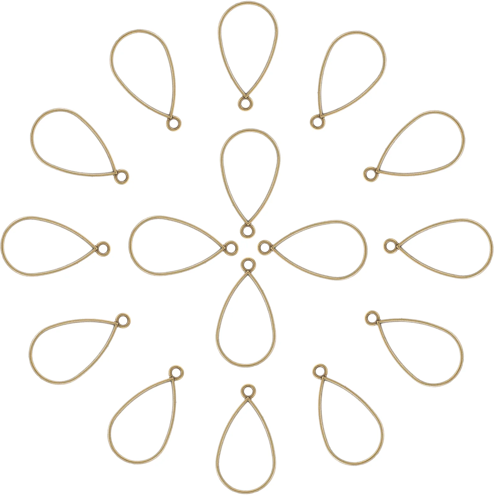 

Open Alloy Bezel Pendants Jewelry Making Charms Open Bezels for Resin Jewelry Making Charm