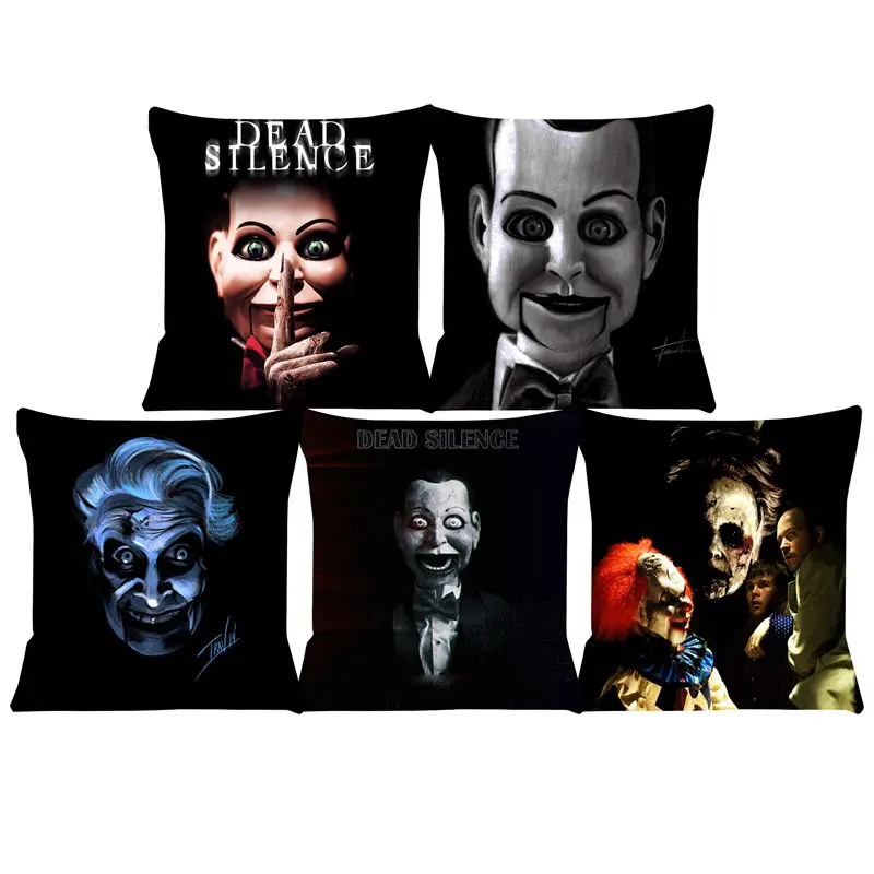 

Cushion Cover Horror Movie 45X45 Super Soft Pillow for chairs Home Decorative cushions for sofa Throw Pillow Cover SJ-220
