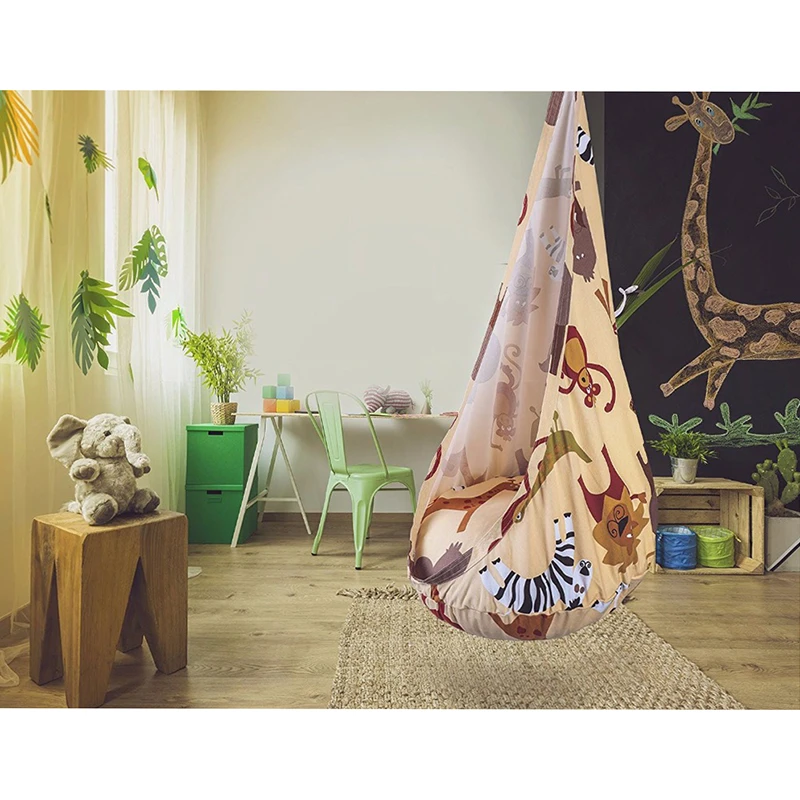 Creative Children Hammock Garden Furniture Swing Chair Indoor Outdoor Hanging Seat Child Swing Seat Patio Portable