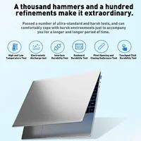 LENO 14.1″ Ultra Slim Laptop Windows11 16GB RAM 2TB SSD Intel N3700 Notebook Gamer 1920*1080 Display Office Study Computer PC