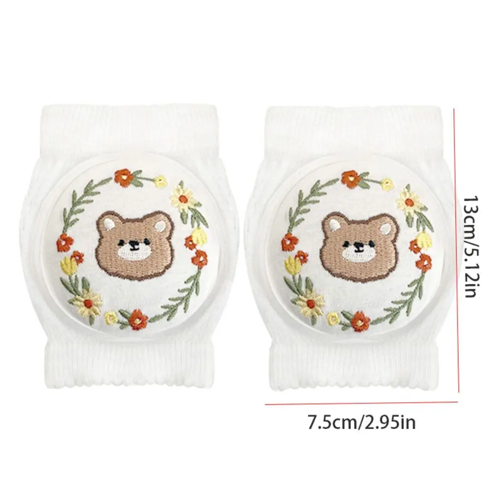 Cotton Baby Knee Pads Sponge Cartoon Design Child Leg Pads Protective Gear Crawling Elbow Toddler Protector Elbow Pads Infant
