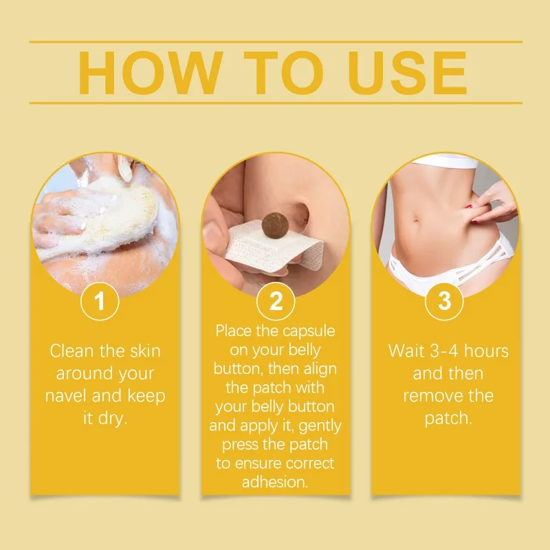 Slimming Patch Reduce Appetite Dampness-Evil Removal Improve Stomach Fast Burning Fat Lose Weight Detox Abdominal Navel Sticker