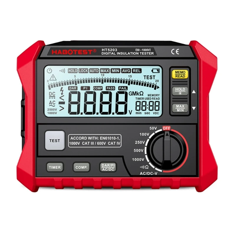 

Electrical Megohm High Insulation Resistance Measure Meter