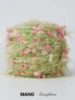 MANG 100g Mixed Knitting Yarn Green Flower Thread Handmade Crochet Stick Needle Woven Bag Hair Loop Yarn Scarf Bag Gift Decor 2