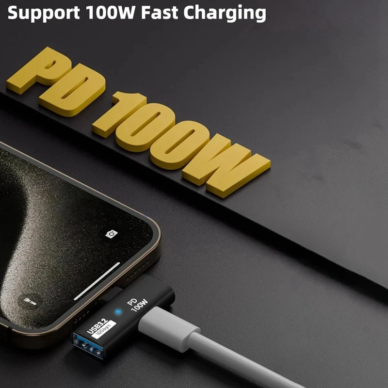 Universal USB-C OTG Cable Adapter - 10Gbps Speed & 100W Fast Charging