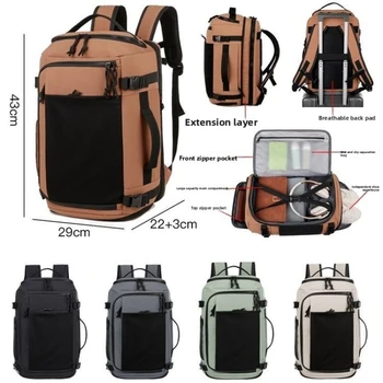 Feriales Ergonomischer Reiserucksack – XXL Kapazität & Skalierbar – Multifunktionaler Outdoor-Wanderrucksack für Damen & Herren 1