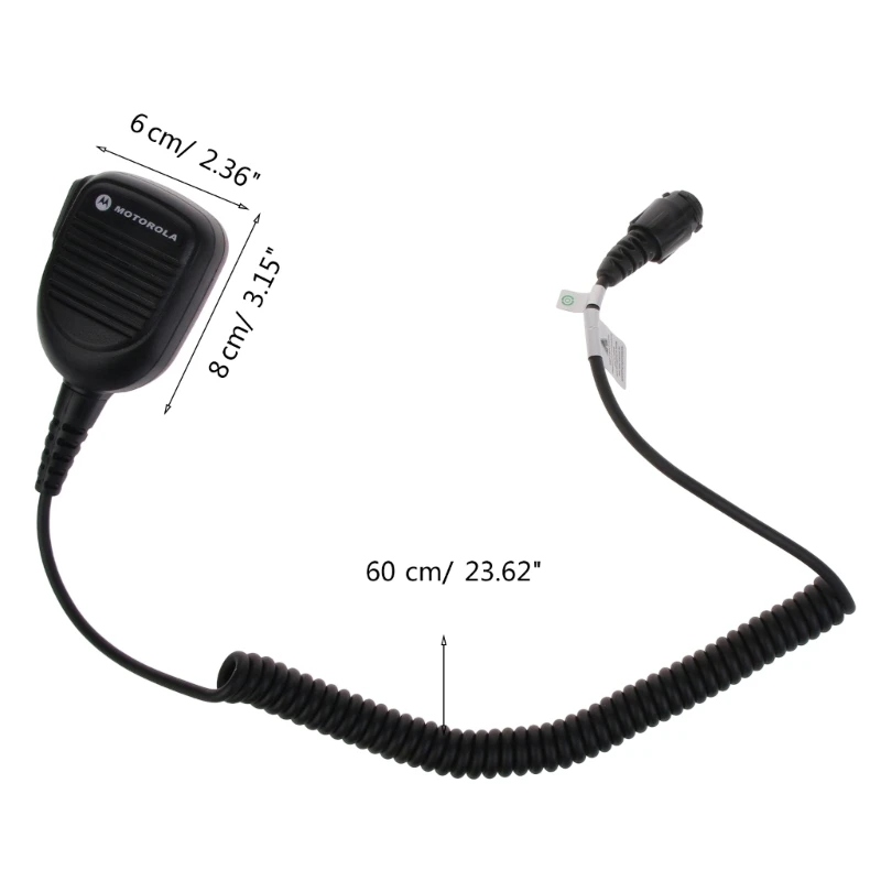 Dropship Handheld Speaker-Mic Shoulder Microphone Compact-Design RMN5052A Walkie-Talkie Microphone for DGM4100 DGM6100 DM3400