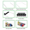 Canned Beverage Push Rack Drink Organizer Dispenser Spring Push Adjustable Storage Shelf E-shaped Glide Kitchen Fridge 통조림 음료 밀대 5