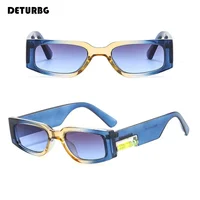 Vintage Rectangle Sunglasses with Leveler Women Men Luxury Designer Eye Wear Retro Driving Sun Glasses Frame Shades UV400 SG117 1