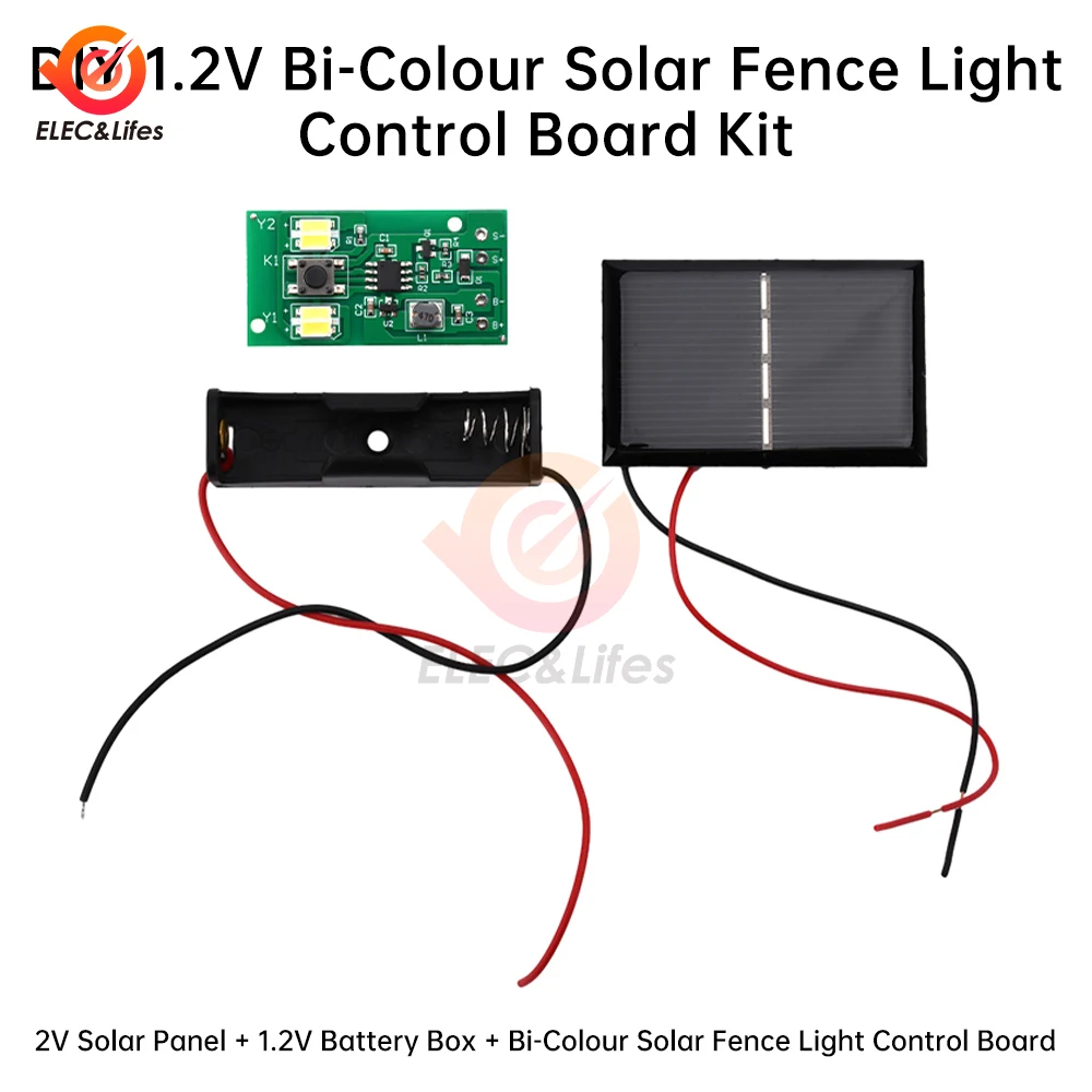 Portable Solar Controller Charging Street Light Switch Circuit Board 8  Lighting Modes Two Light Colors For 1.2V NiMH Battery - AliExpress, image size:1000x1000
